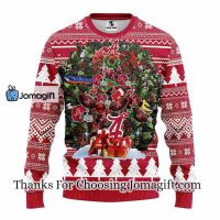 Alabama Crimson Tide Tree Ugly Christmas Fleece Sweater