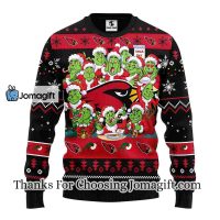 Arizona Cardinals 12 Grinch Xmas Day Christmas Ugly Sweater