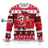 Arizona Cardinals Dabbing Santa Claus Christmas Ugly Sweater