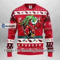 Arizona Cardinals Grinch Christmas Ugly Sweater 3