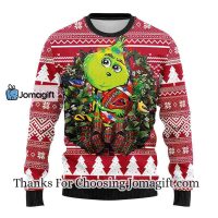 Arizona Cardinals Grinch Hug Christmas Ugly Sweater 3