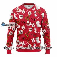 Arizona Cardinals Santa Claus Snowman Christmas Ugly Sweater 3