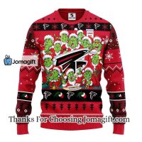 Atlanta Falcons 12 Grinch Xmas Day Christmas Ugly Sweater