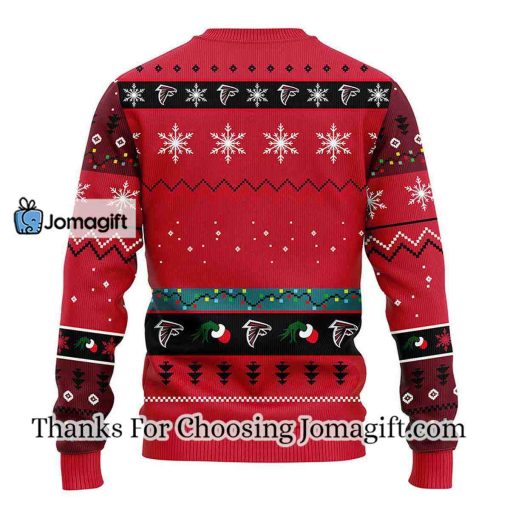 Atlanta Falcons 12 Grinch Xmas Day Christmas Ugly Sweater