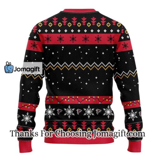 Atlanta Falcons Dabbing Santa Claus Christmas Ugly Sweater