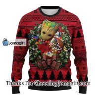 Atlanta Falcons Groot Hug Christmas Ugly Sweater