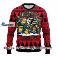 Atlanta Falcons Minion Christmas Ugly Sweater 3