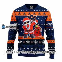 Auburn Tigers Dabbing Santa Claus Christmas Ugly Sweater