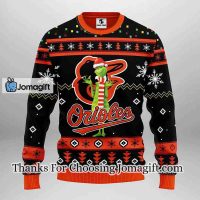 Baltimore Orioles Funny Grinch Christmas Ugly Sweater