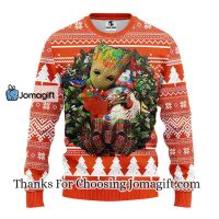Baltimore Orioles Groot Hug Christmas Ugly Sweater