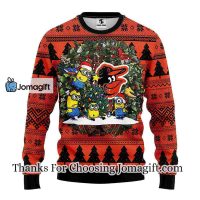 Baltimore Orioles Minion Christmas Ugly Sweater 3