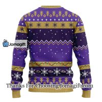 Baltimore Ravens Dabbing Santa Claus Christmas Ugly Sweater 2 1