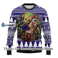 Baltimore Ravens Groot Hug Christmas Ugly Sweater 3