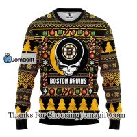 Boston Bruins Grateful Dead Ugly Christmas Fleece Sweater 3