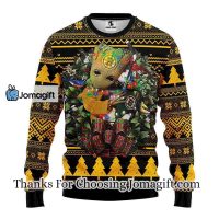 Boston Bruins Groot Hug Christmas Ugly Sweater 3