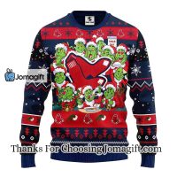 Boston Red Sox 12 Grinch Xmas Day Christmas Ugly Sweater