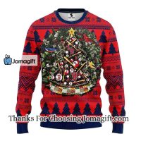 Boston Red Sox Christmas Tree Ugly Sweater 3