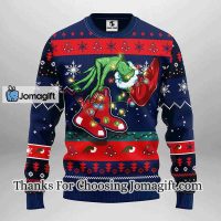 Boston Red Sox Funny Grinch Christmas Ugly Sweater 3