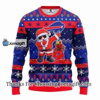 Buffalo Bills Dabbing Santa Claus Christmas Ugly Sweater 3
