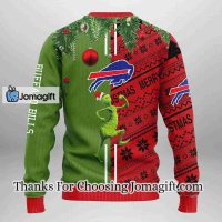 Buffalo Bills Grinch & Scooby-Doo Christmas Ugly Sweater