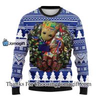 Buffalo Bills Groot Hug Christmas Ugly Sweater 3