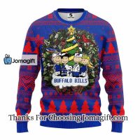 Buffalo Bills Snoopy Dog Christmas Ugly Sweater 3
