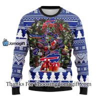 Buffalo Bills Tree Ugly Christmas Fleece Sweater