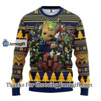 Buffalo Sabres Groot Hug Christmas Ugly Sweater 3