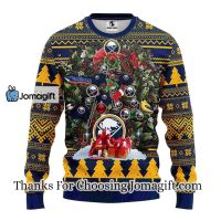 Buffalo Sabres Tree Ugly Christmas Fleece Sweater