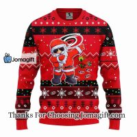 Carolina Hurricanes Dabbing Santa Claus Christmas Ugly Sweater