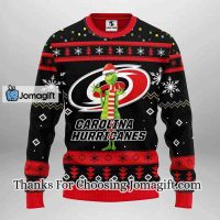 Carolina Hurricanes Funny Grinch Christmas Ugly Sweater