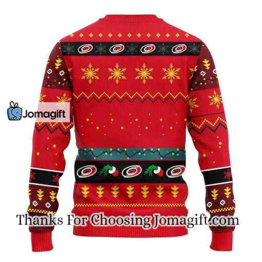 Carolina Hurricanes Grinch Christmas Ugly Sweater