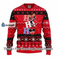 Carolina Hurricanes Hohoho Mickey Christmas Ugly Sweater