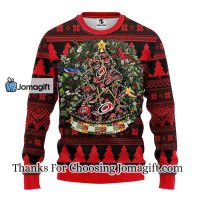 Carolina Hurricanes Tree Ball Christmas Ugly Sweater