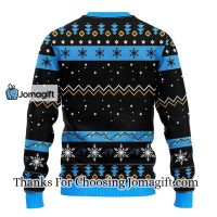Carolina Panthers HoHoHo Mickey Christmas Ugly Sweater 2 1
