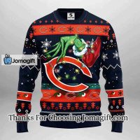 Chicago Bears Grinch Christmas Ugly Sweater 3