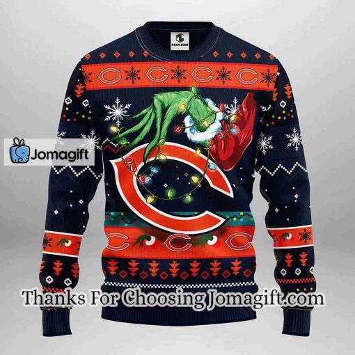 Chicago Bears Grinch Christmas Ugly Sweater