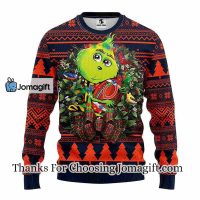 Chicago Bears Grinch Hug Christmas Ugly Sweater 3