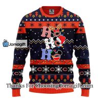 Chicago Bears HoHoHo Mickey Christmas Ugly Sweater 3
