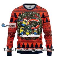 Chicago Bears Minion Christmas Ugly Sweater 3