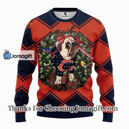 Chicago Bears Pub Dog Christmas Ugly Sweater