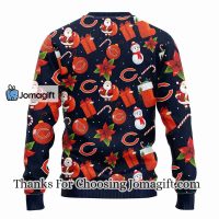 Chicago Bears Santa Claus Snowman Christmas Ugly Sweater 2 1