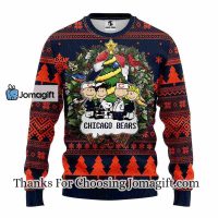 Chicago Bears Snoopy Dog Christmas Ugly Sweater 3