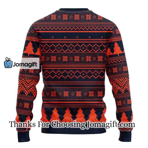 Chicago Bears Tree Ugly Christmas Fleece Sweater