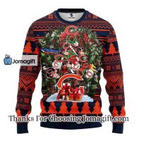 Chicago Bears Tree Ugly Christmas Fleece Sweater 3