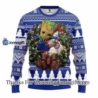 Chicago Cubs Groot Hug Christmas Ugly Sweater 3