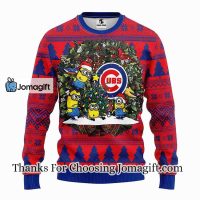 Chicago Cubs Minion Christmas Ugly Sweater