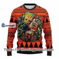 Cincinnati Bengals Groot Hug Christmas Ugly Sweater 3