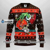 Cleveland Browns Grinch Christmas Ugly Sweater