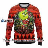 Cleveland Browns Grinch Hug Christmas Ugly Sweater